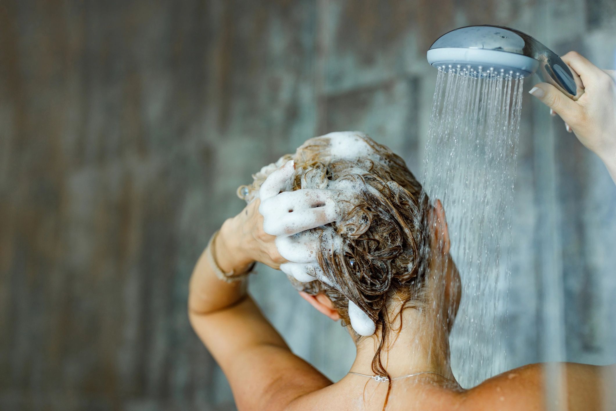 hair routine Asian woman