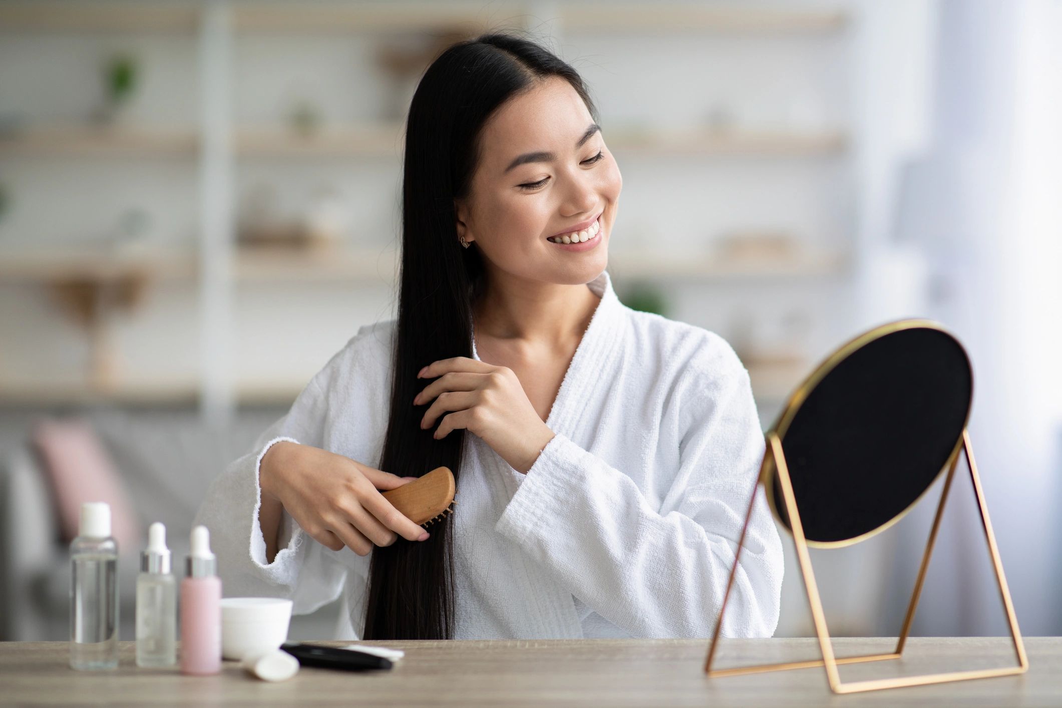 Asian hair care products