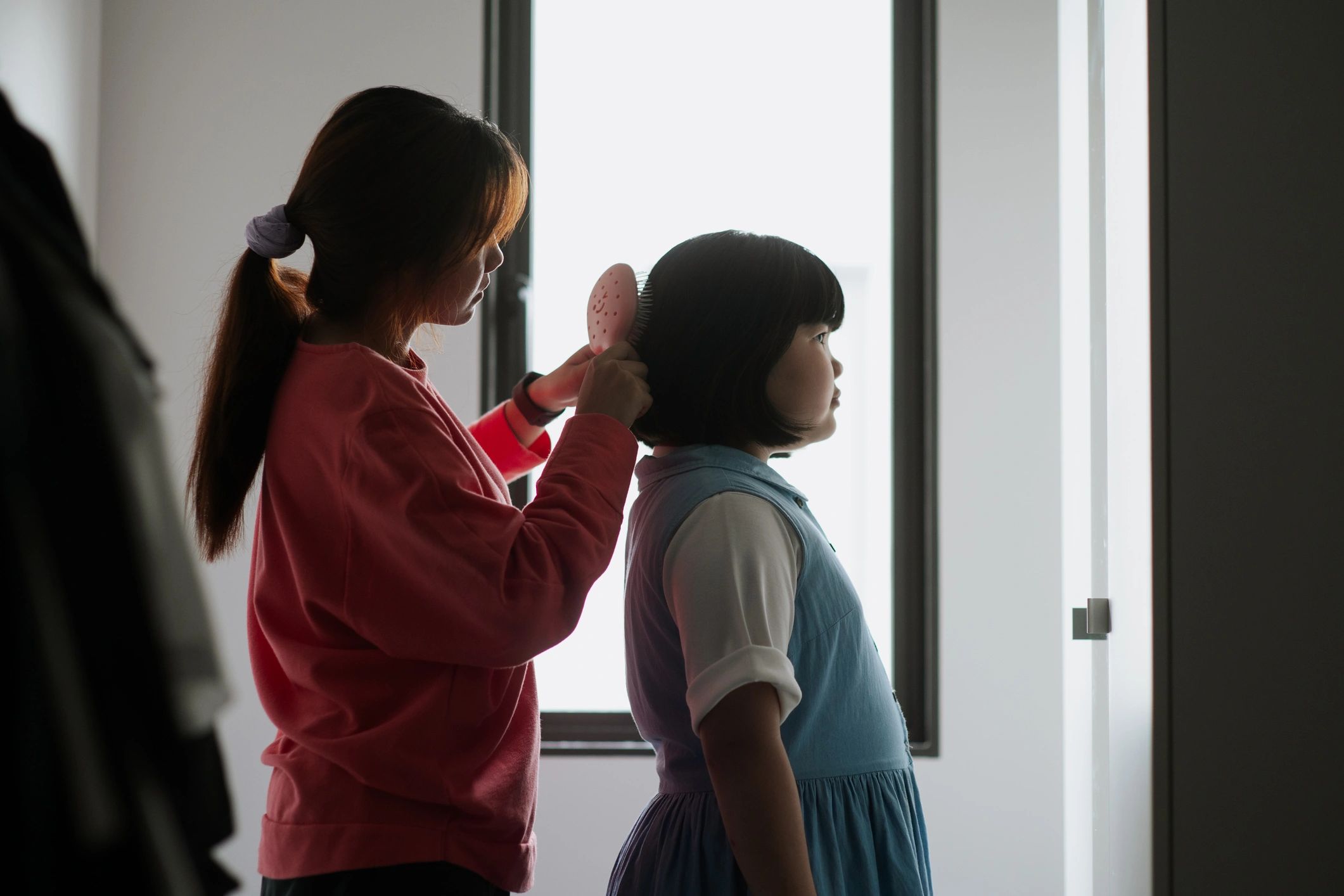Asian friends hair styling