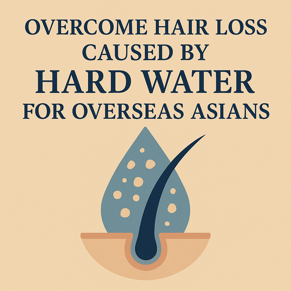 克服硬水帶來的流失髮量：海外亞洲人專屬的頭皮強化方案